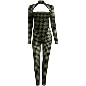 Adidas x Ivy Park - Allover Print Catsuit (Green & Black)
